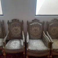 مبل ۹ نفره سلطنتی سالم|مبلمان خانگی و میز عسلی|رباط‌کریم, رباط‌کریم|دیوار