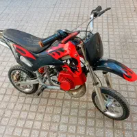 موتور مینی کراس ۵۰ سی سی بنزینی روشن در حد