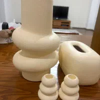 گلدون جای دستمال کاغذی دوتاجاشمعی