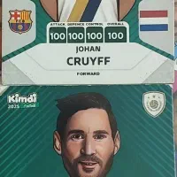 دو عدد کارت کیمدی BALLON DOR .  مسی . یوهان کرایف|اسباب‌‌بازی|اصفهان, ابر|دیوار