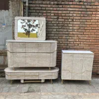 ست کنسول و آینه سرویس چوبی جهیزیه اینه کنسول|بوفه، ویترین، کنسول|تهران, شهید رجایی|دیوار