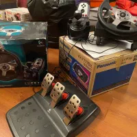 ست کامل فرمان بازیG25Logitech pc|کنسول، بازی ویدئویی و آنلاین|تهران, نیلوفر|دیوار