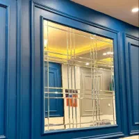 آینه دکوراتیو میله ای و مربع