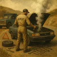 مکانیک سیار باطری ساز امدادخودرو با لوازم یدکی