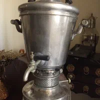 سماور قدیمی نفتی مارک برلیان کارخانه ایران برنجی