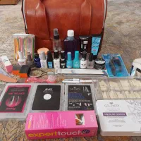 وسایل کاشت ناخن همراه با کیف(نو)