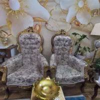 مبلمان ۹ نفره سلطنتی|مبلمان خانگی و میز عسلی|گلبهار, شهر جدید گلبهار|دیوار