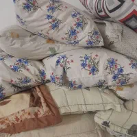 بالشت. تشک و لحاف تمیز