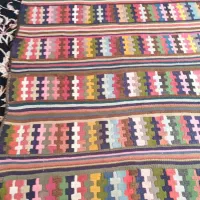 گلیم قدیمی کار کرده