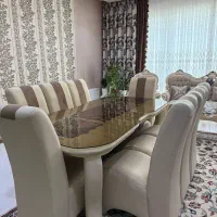 فروش میز ناهارخوری ۸ نفره|میز و صندلی غذاخوری|مشهد, فرهنگ|دیوار