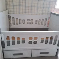 تخت و تشک کودک در حد نو|تخت و سرویس خواب|اندیشه, اندیشه فاز ۳|دیوار