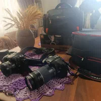 فروش دو عدد دوربین Nikond7200 و Cannon 500D