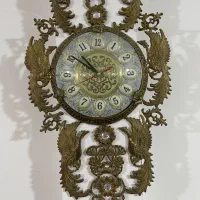 ساعت و جا کلیدی برنجی