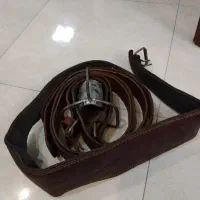 کمربند علامت کشی (هیکلی) چرم گاومیش