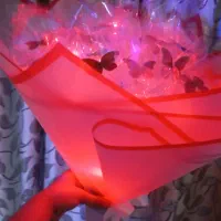 گل روبانی و پروانه ای|گل مصنوعی|دزفول, |دیوار