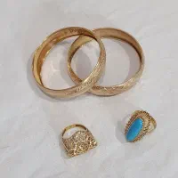 طلا انگشتر گوشواره سینه ریز النگو|جواهرات|شوشتر, |دیوار