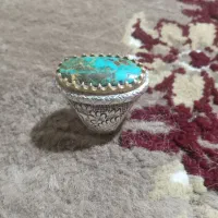 انگشتر فیروزه نیشابور 25 گرمی|جواهرات|خاش, |دیوار