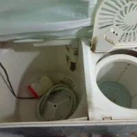 ماشین لباسشویی اصل ژاپن دوقلو ۷کیلویی|ماشین لباسشویی و خشککن لباس|محمدیه-قزوین, |دیوار