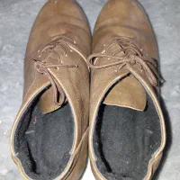 یک جفت کفش چرم شماره ۳۶ قهوهای رنگ نیم پوت|کیف، کفش، کمربند|زابل, |دیوار