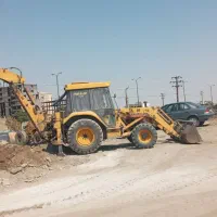 پی کنی استخر چاله درخت با بیل بکهو لودر