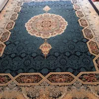 یک جفت فرش ۷۰۰شانه نگین مشهدتمام اکرولیک|فرش|ساوه, |دیوار