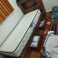 تخت خواب یک نفره با تشک