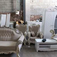 فروش مبل هشت نفره و سرویس خواب،کولر،کمد|مبلمان خانگی و میز عسلی|بناب, |دیوار