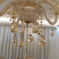 لوستر کریستال ۸ شاخه|لوستر و چراغ آویز|سمنان, |دیوار