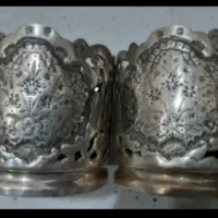 جا لیوانی نقره|کلکسیون اشیاء عتیقه|بروجن, |دیوار