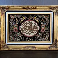 تابلوسه بعدی فرش ابریشم ضریح شش گوشه