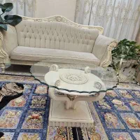 مبلمان پذیرایی و ناهار خوری و کنسول و آینه