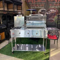 باربیکیو تمام استیل بدون کابینت از سایز 70 به بالا