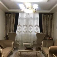 پرده کلاسیک با دکوری مخمل و حریر