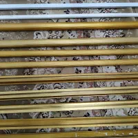 چوب پرده فلزی طلایی و سفیدسالم|مصالح و تجهیزات ساختمان|تهران, شهید فکوری|دیوار