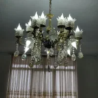 لوستر تمام برنج،۱۲شاخه ۱۸شعله