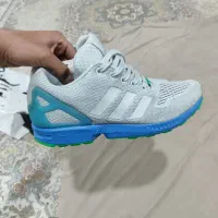 سه جفت کتونی zx فلوکس 8000 یخی فیروزه‌ای