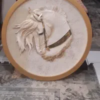 تابلو اسب و سرخپوست