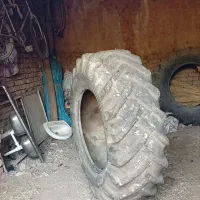 دو حلقه لاستیک تراکتور