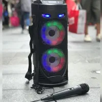 اسپیکر شارژی بلوتوثی40سانتی بیس دار خردکن قابلمه|سیستم صوتی خانگی|قم, سید معصوم|دیوار