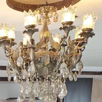 لوستر برنز ۸شاخه