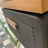 روشویی arusha60مشکی(کارخانه) با اینه بک لایت|لوازم سرویس بهداشتی|تبریز, |دیوار
