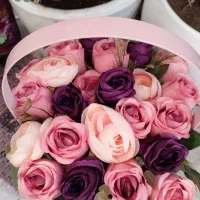 باکس گل نو و آیینه شمعدان