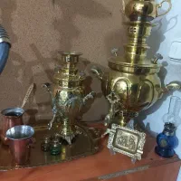 سماور برنجی بزرگ سنگین وزن