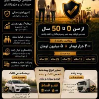 بیمه اقساطی بدون ضامن بدنه ثالث.زندگی. عمر.سرمایه
