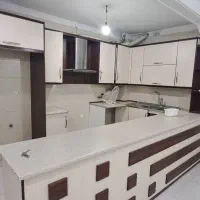 کابینت ام دی اف کامل با هود و سینک‌و شیرآلات سالم