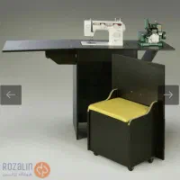 میز و صندلی سرهم چرخ خیاطی سه کاره
