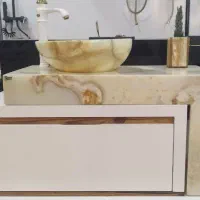 روشویی مرمر طبیعی|لوازم سرویس بهداشتی|شاهینشهر, خانه کارگر|دیوار