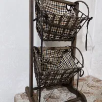 سبد سیب زمینی و پیاز