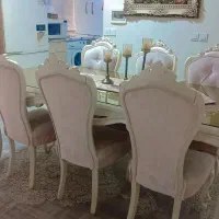 مبل هفت نفره نهارخوری هشت نفره|مبلمان خانگی و میز عسلی|پردیس, فاز ۲|دیوار