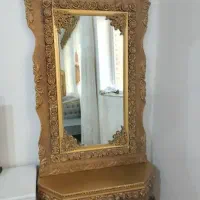 آینه شمعدان و ساعت